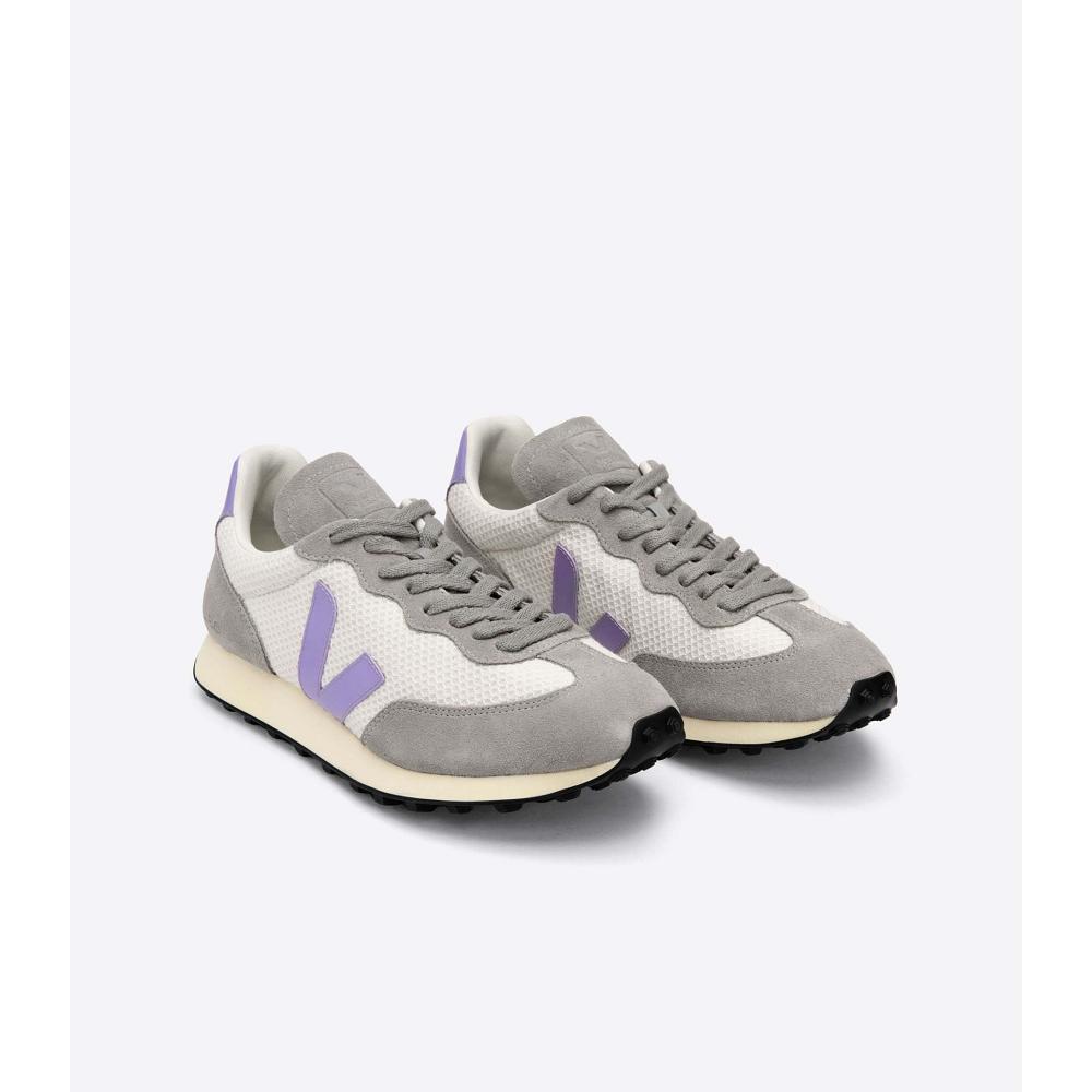 Grey/Purple Women's Veja RIO BRANCO HEXAMESH Running Shoes | AU 425RVD